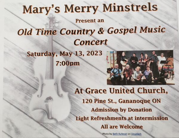 Mary’s Merry Minstrels Concert