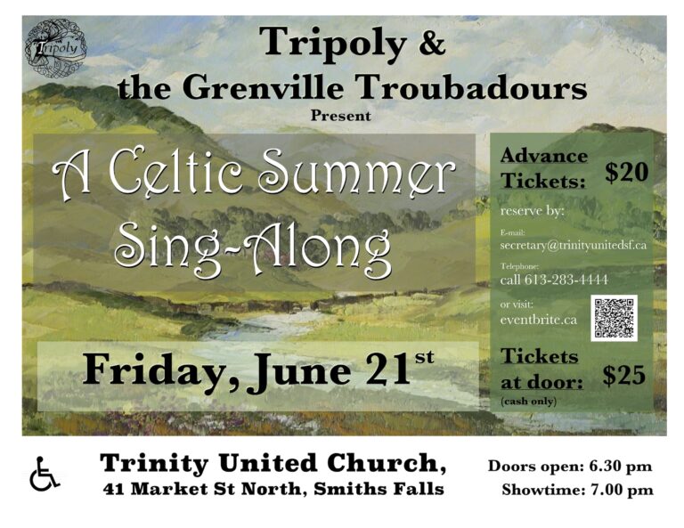 A Celtic Summer Sing-Along with Tripoly & the Grenville Troubadours