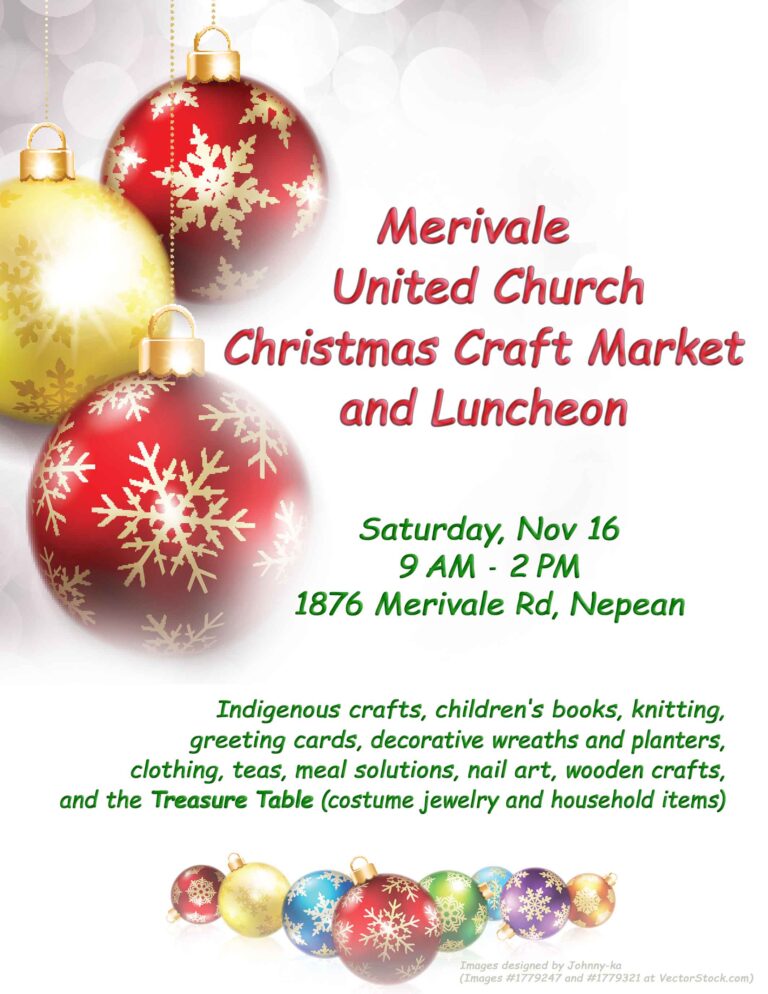 Merivale United Church Christmas Marketplace & Luncheon