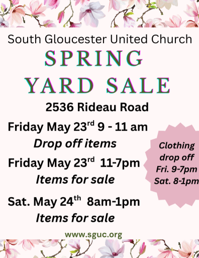 Spring Yard Sale
