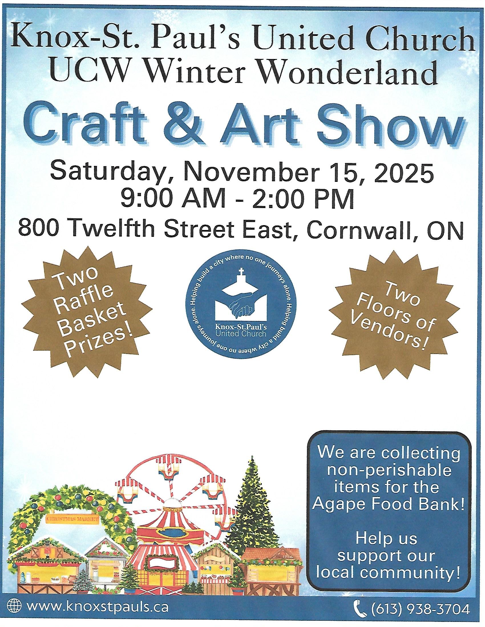 Craft and Art Winter Wonderland November 15, 2025
