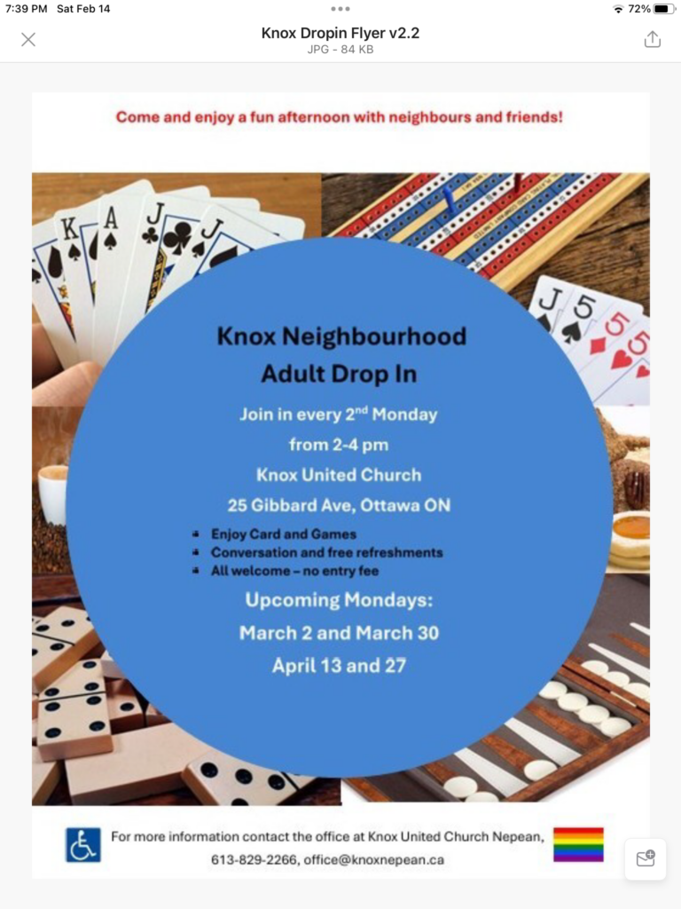Knox Neighbourhood Adult Drop In